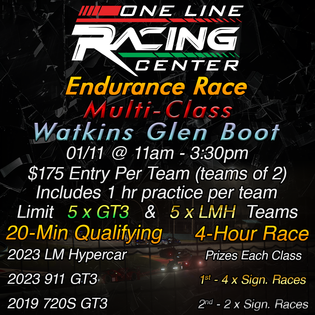 First Endurance race of 2024 announced! Multiclass GT3 LMH One